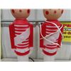 Image 3 : 2 Soldier Light Up Blow Molds 31" Tall