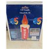 Image 3 : 2 Boxes of Noel Plastic 3D Candles - 5 Per Box - 10 Total 26" Tip to Tip