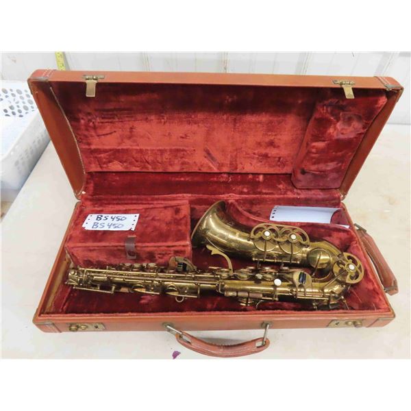 F.E. Olds Opera Sax #3863 Made in USA with Case 