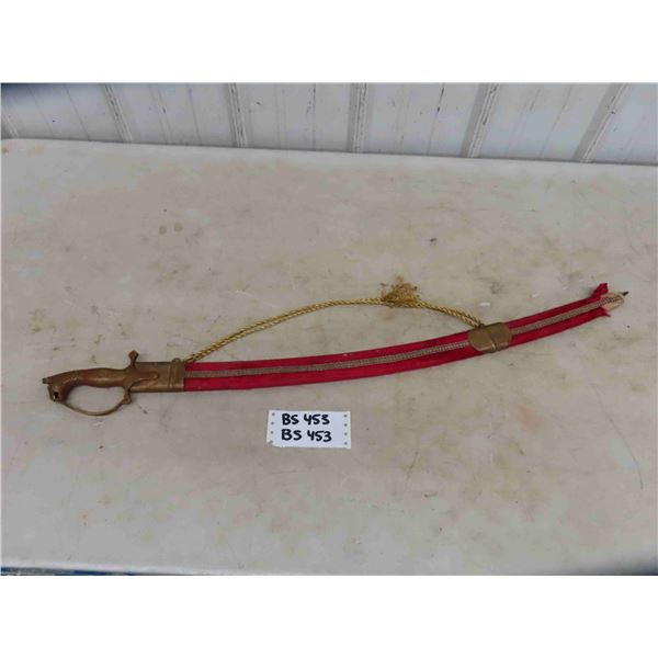 Nice Decorative Sword with Sheath - Made in India Approximate 30" Blade