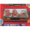 Image 5 : North Pole Christmas Express Train Set in Box with 2 Extra Trains