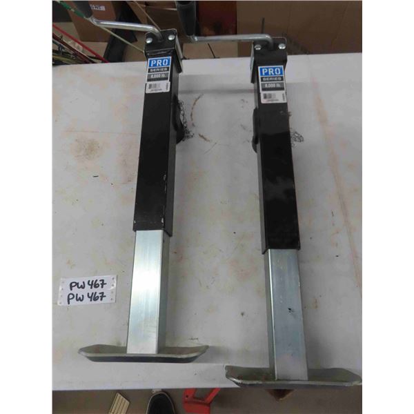 2 Pro Series 8000lb Trailer Jacks - Brand New