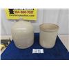 Image 1 : 2 Gal Beehive Crock Jug, 1 Gal Cock - Both No Name - Clean