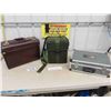 Image 1 : Padded Army Transport Case, Aluminum Tool Suitcase, Large Brief Case