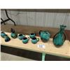 Image 1 : 9pcs Blue Mountain Pottery; Urn, Coffee/ Tea Server, 4 Cups, 3 Creamers