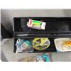 Image 5 : Plastic Tool Box with Mosquito Netting + Fishing Supplies
