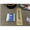 Image 5 : Mid Century Ice Bucket, Deluxe Bar Set, Metal Tray, Coasters, Metal Thermometer
