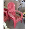 Image 3 : 4 Plastic Yard Chairs