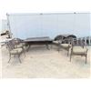 Image 1 : Patio Table & 6 Chairs with Cushions 29" x 40" x 64" 