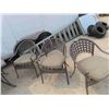 Image 7 : Patio Table & 6 Chairs with Cushions 29" x 40" x 64" 