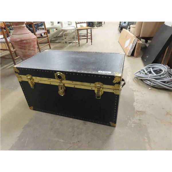 Vintage Cedar Lined Travel Trunk 19.5" x 19.5" x 35" 