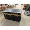 Image 1 : Vintage Cedar Lined Travel Trunk 19.5" x 19.5" x 35" 