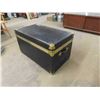 Image 4 : Vintage Cedar Lined Travel Trunk 19.5" x 19.5" x 35" 
