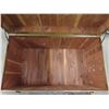 Image 6 : Vintage Cedar Lined Travel Trunk 19.5" x 19.5" x 35" 