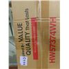 Image 2 : Costway Model HW57374WH White Open Concept Bookshelf - New in Box