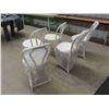 Image 4 : 5 Hoop Back Chairs with Cane Seat Including Cushions for Each