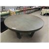 Image 1 : Large Round Top 4 Leg Dining Table 29.5" x 60" 
