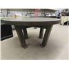 Image 2 : Large Round Top 4 Leg Dining Table 29.5" x 60" 