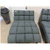 Image 2 : 2 Very Comfortable Lounging Chairs with Cloth Upholstery - Back Needs 