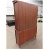 Image 3 : 2 pc China Cabinet + Hutch - Lights Up 17" x 51.5" x 77" 