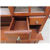 Image 4 : 2 pc China Cabinet + Hutch - Lights Up 17" x 51.5" x 77" 