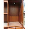 Image 5 : 2 pc China Cabinet + Hutch - Lights Up 17" x 51.5" x 77" 