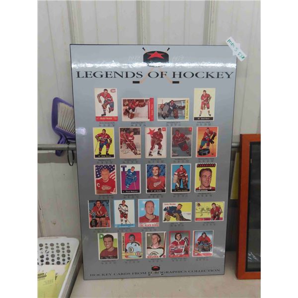 Legend of Hockey Picture 22  x 34  