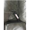 Image 4 : Very Plush Leather Like Couch with Power Recline at Both Ends - Includes Power