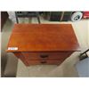 Image 3 : 2 Drawer Solid Wood Night Table 16" x 26" x 30" 