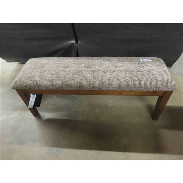 Upholstered Hall Bench by Benchcraft 16" x 18" x 50" 