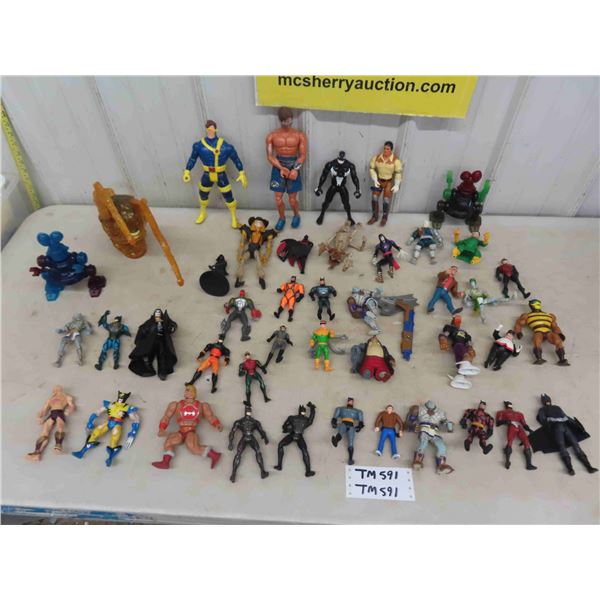 Picker Gold - Huge Lot of Action Figures ; Batman, Wolverine, Doc Oc, Skelotins, 