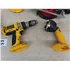 Image 2 : DeWalt 18V Cordless Tools; Circular Saw, Reciprocating Saw, 1/2" Drill, Flashlight,