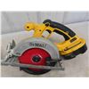 Image 3 : DeWalt 18V Cordless Tools; Circular Saw, Reciprocating Saw, 1/2" Drill, Flashlight,