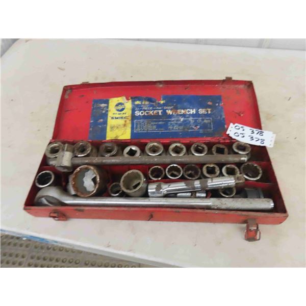 3/4" Socket Set, Ratchet, Strong Bar, Extension Sockets up to 2"