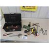 Image 1 : Tool Box with; Pliers, Punches, Stapler, Files, plus more