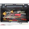 Image 2 : Tool Box with; Pliers, Punches, Stapler, Files, plus more