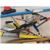 Image 3 : Odds n Ends of Tools; Pipe Bender, Screwdriver, Extension Handle, Wooden Drawer Pulls