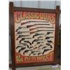 Image 2 : Display of Classic Gunds ' Old West' 22" x 36" , Picture Custer's Last Stand Print by 