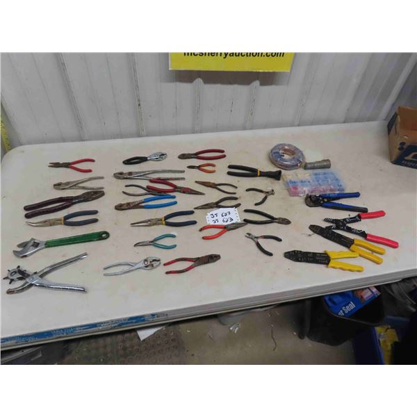 Pliers, Cutters, Wire Strippers, Crimper, plus more