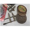 Image 3 : New 7" Dado Blade, Grind Stone, Grinder Disc, Clamps, Alarm Bell 
