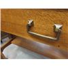 Image 4 : Antique Vintage Mission oak style library desk. Wonderful Condition.  There are cracks 