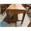 Image 7 : Antique Vintage Mission oak style library desk. Wonderful Condition.  There are cracks 