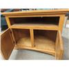 Image 5 : Corner T.V. Cabinet in Mission Oak.  Very well made.  It is 34.5”at front x 25”  front 