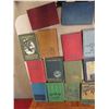 Image 2 : Vintage antique books- Box of 32.  They look great on your shelf and contain many good reads.  
