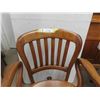 Image 3 : Vintage Antique Mission Oak Executive Office Chair.  Refinished and would look 