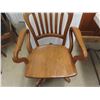 Image 4 : Vintage Antique Mission Oak Executive Office Chair.  Refinished and would look 