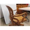 Image 5 : Vintage Antique Mission Oak Executive Office Chair.  Refinished and would look 