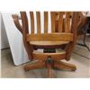 Image 6 : Vintage Antique Mission Oak Executive Office Chair.  Refinished and would look 
