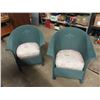 Image 7 : 3 pcs of Wakefield Wicker Furniture - one settee and two matching chairs - some 