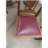 Image 4 : 2 Vintage Antique Oak Kitchen Chair-seem to be transitional in style between Victorian